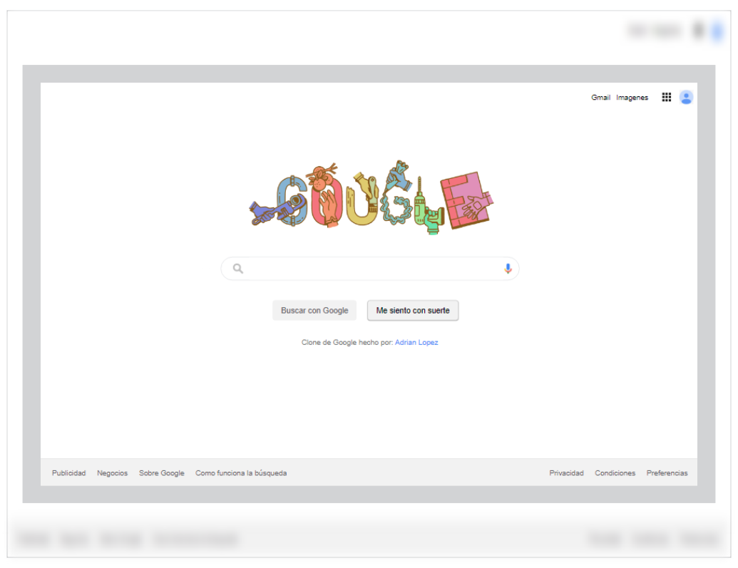 Landing page Example